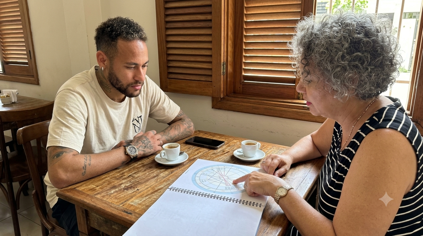 Consulta de Neymar Jr. com Dona Lúcia